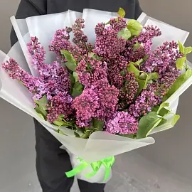 Сирень 15 шт сиреневая d=25 см, h=40 см арт. 10948 уно