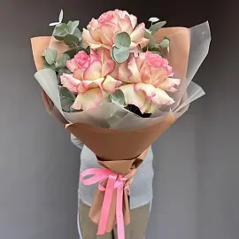 Розы XXL Французские 3 шт розовые