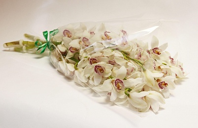 Купить Орхидеи 3 шт белые в Москве