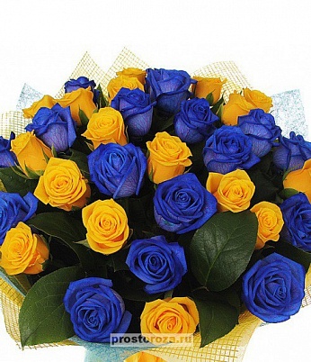 Синие розы ФЛЕРАНС (B1244)